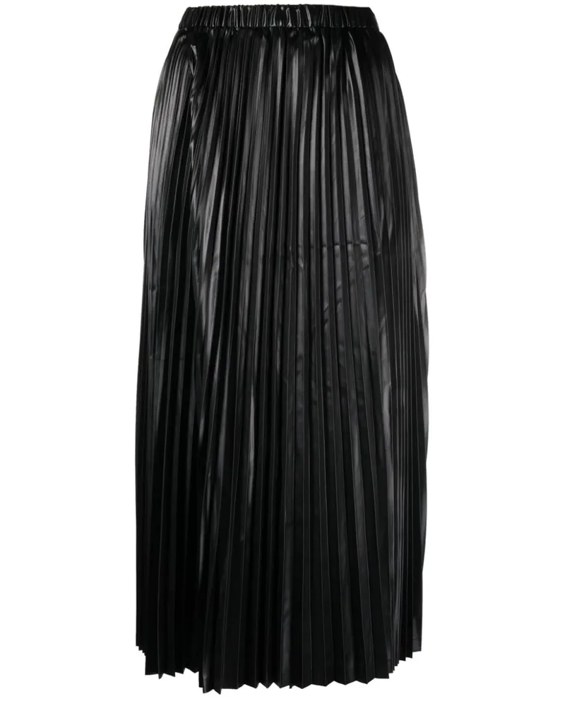 Junya Watanabe Plissierte Cropped-Hose - Schwarz Schwarz