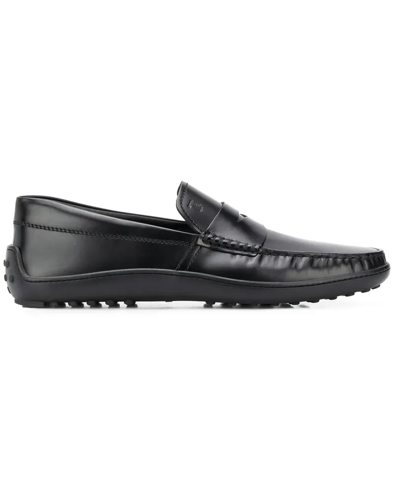TOD'S Loafer mit genoppter Sohle - Schwarz Schwarz