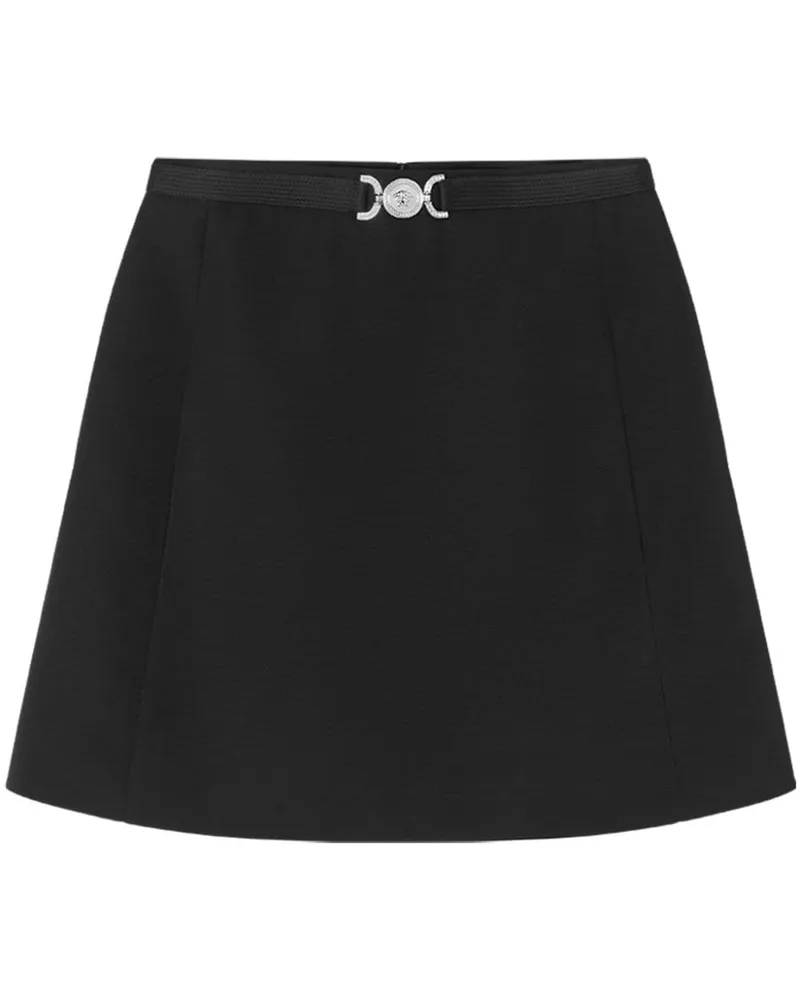Versace Medusa '95 Minirock aus Schurwolle - Schwarz Schwarz