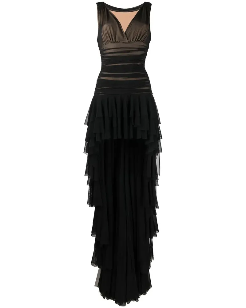 Norma Kamali Tara Abendkleid - Schwarz Schwarz