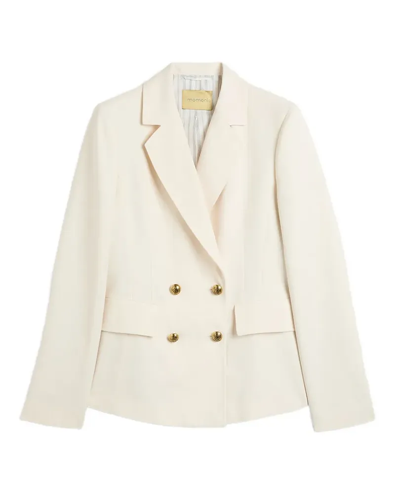 Momoni Doppelreihige Sierra Jacke mit Klappentasche - Nude Nude