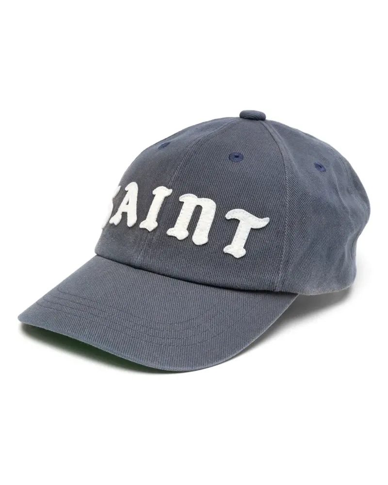SAINT MXXXXXX Baseballkappe mit Logo-Patch - Blau Blau