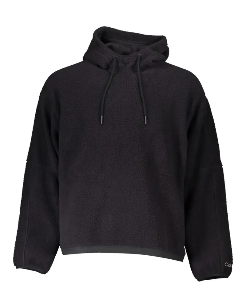 Calvin Klein fleece-texture hoodie - Schwarz Schwarz