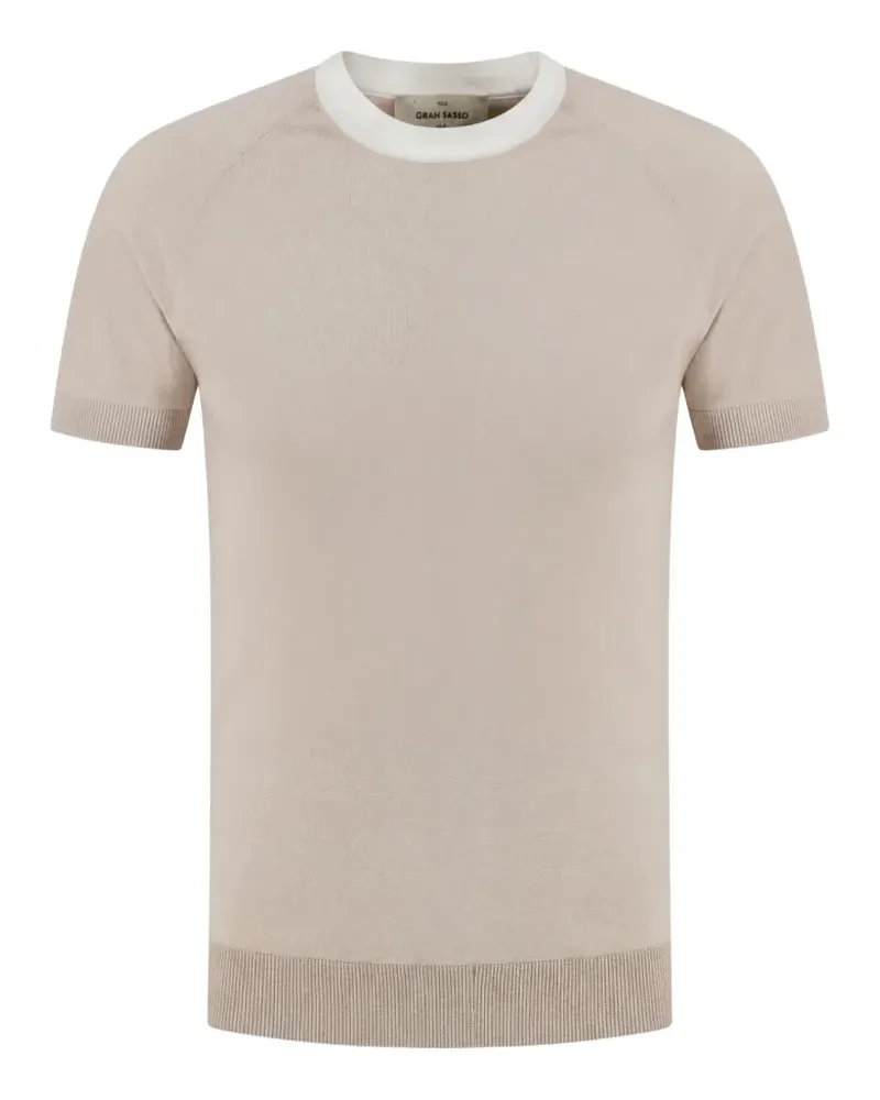 Gran Sasso T-Shirt mit Raglanärmeln - Nude Nude