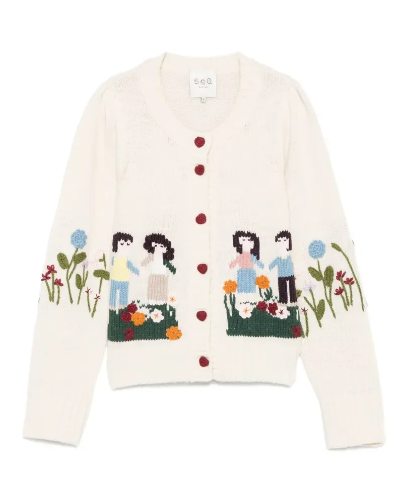 Sea Wendie Cardigan - Nude Nude