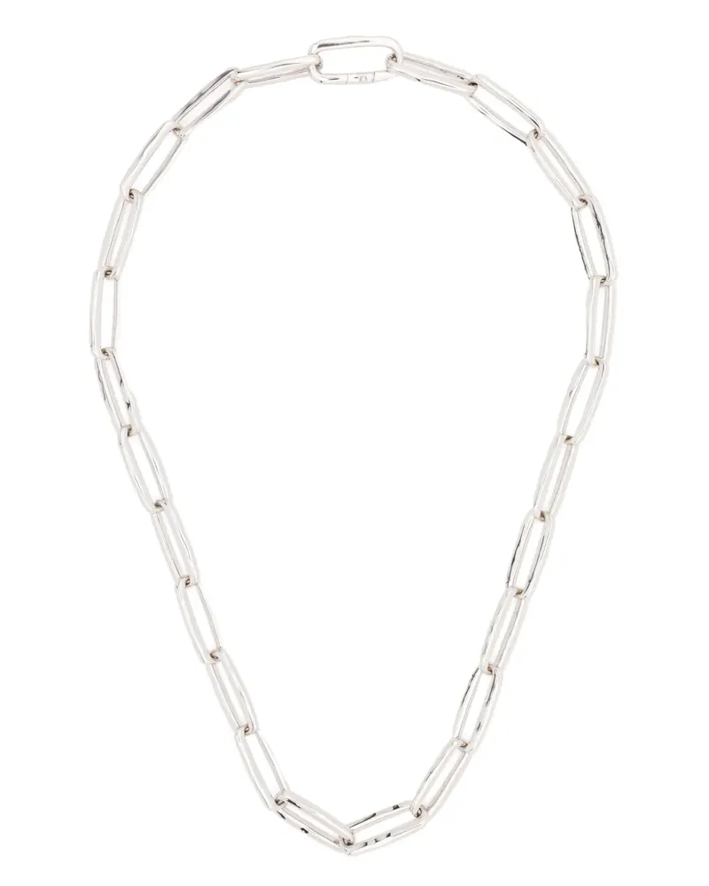 Jil Sander Klassische Halskette - Silber Silber