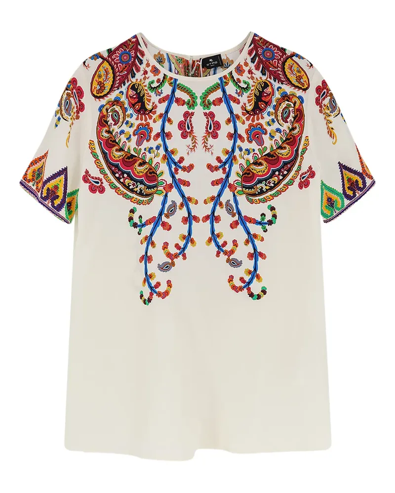 Etro Bluse aus Seide - Weiß Weiß