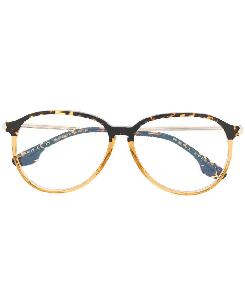Victoria Beckham Brille in Schildpattoptik - Braun Braun