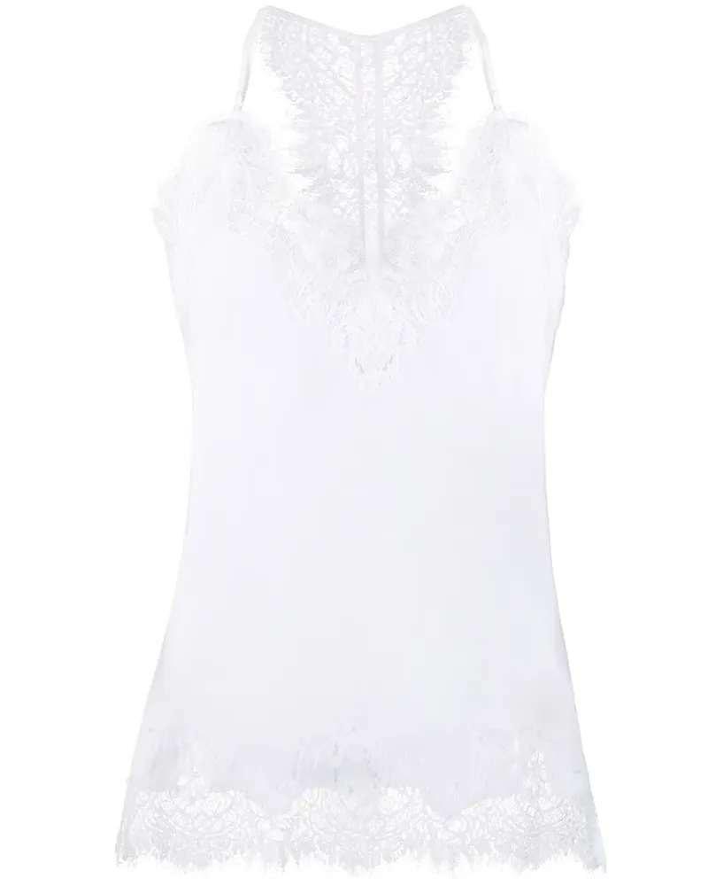 Gold Hawk Clothing Top mit Spitzenbesatz - Weiß Weiß
