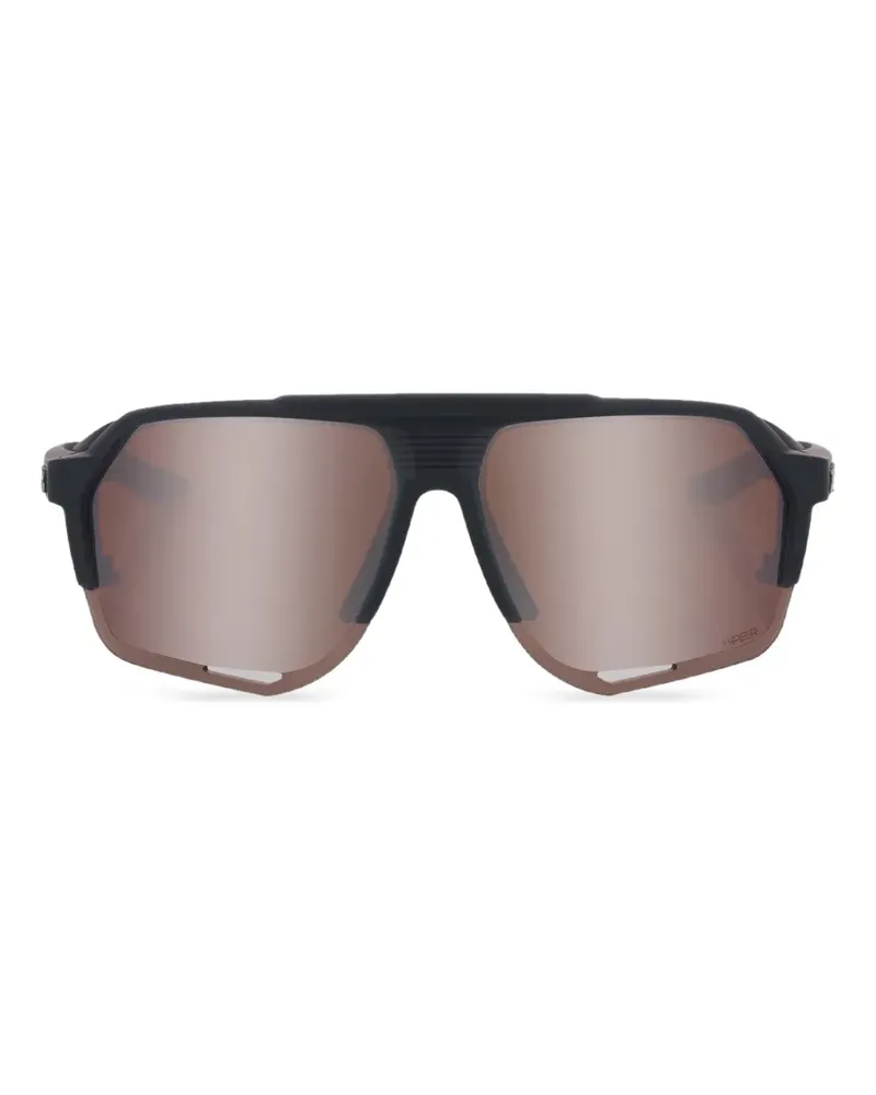 100% Eyewear Norvik Sonnenbrille - Schwarz Schwarz