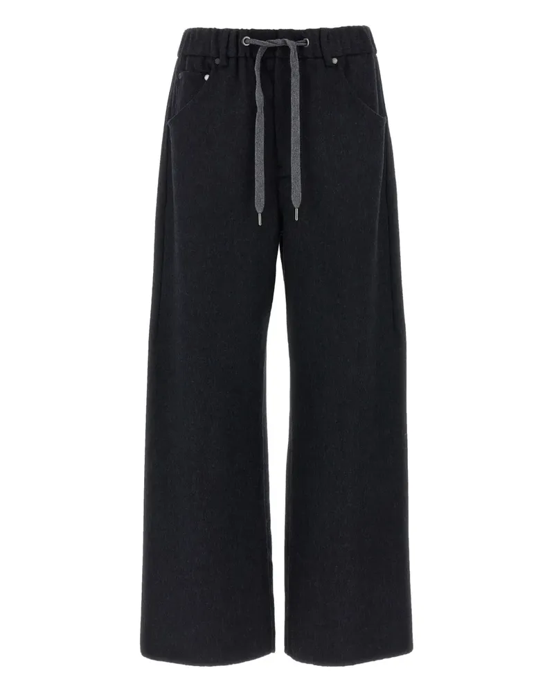 Brunello Cucinelli Hose mit Kordelzug - Grau Grau
