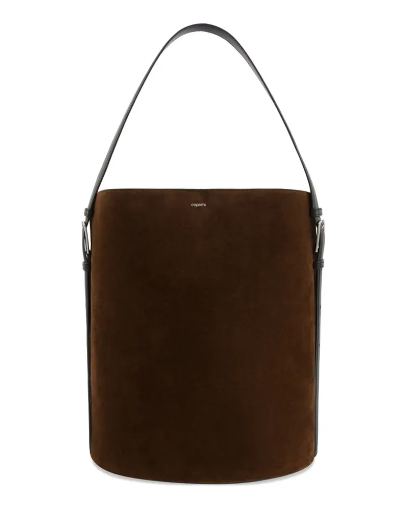 COPERNI ergonomic suede tote bag - Braun Braun