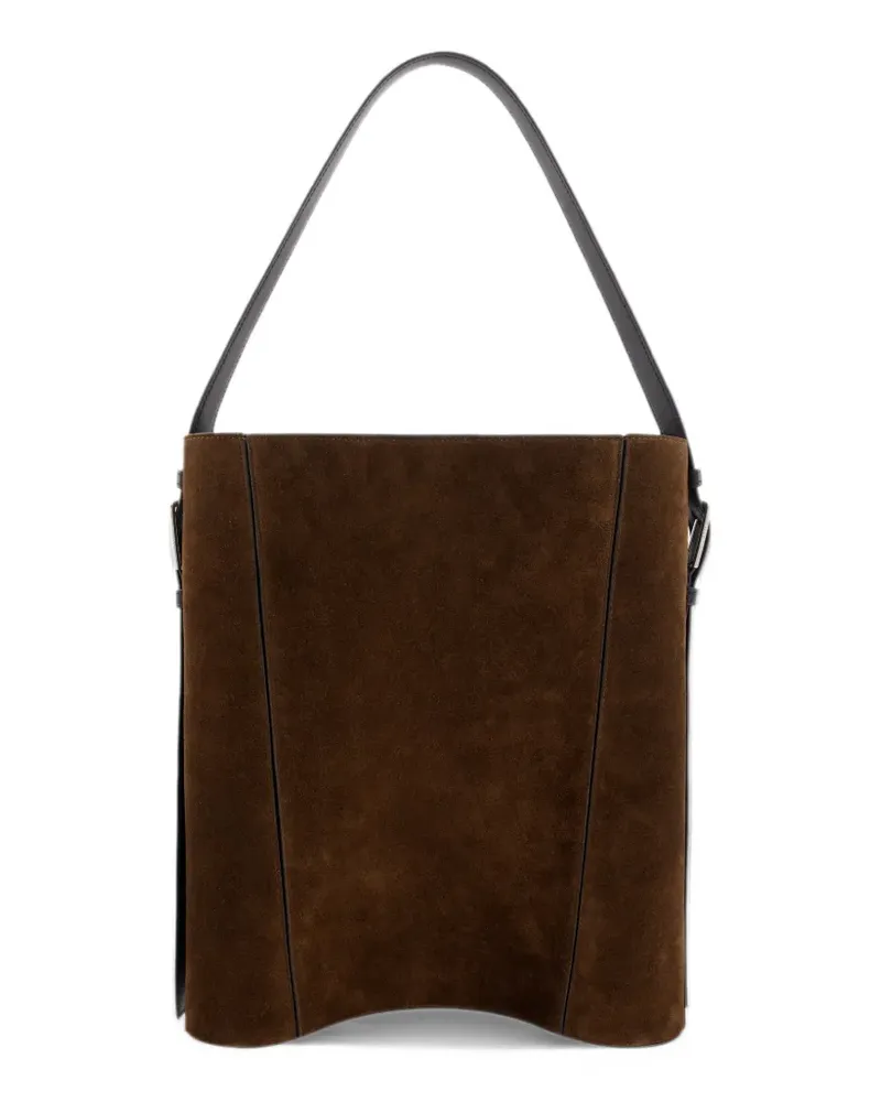 COPERNI Ergonomischer Tote Bag aus Wildleder - Braun Braun
