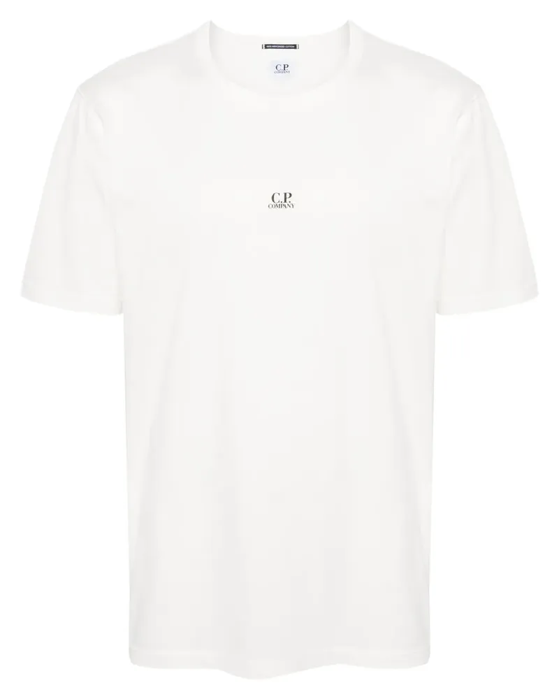 C.P. Company T-Shirt mit Logo-Print - Weiß Weiß