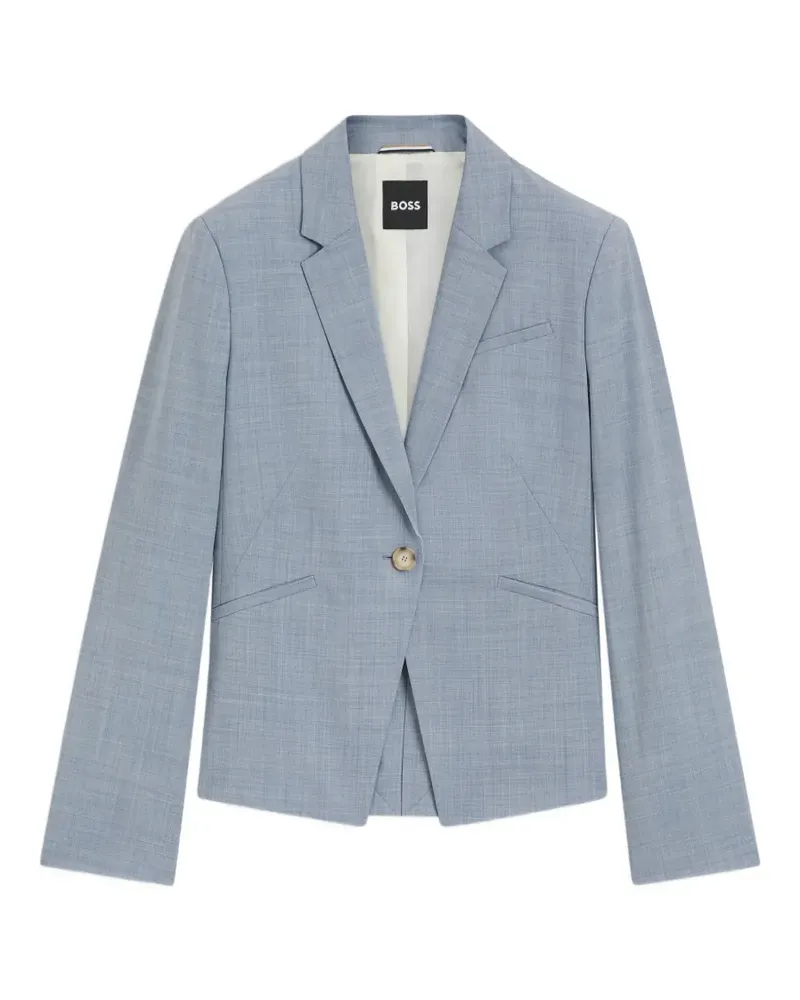 HUGO BOSS Blazer mit fallendem Revers - Blau Blau