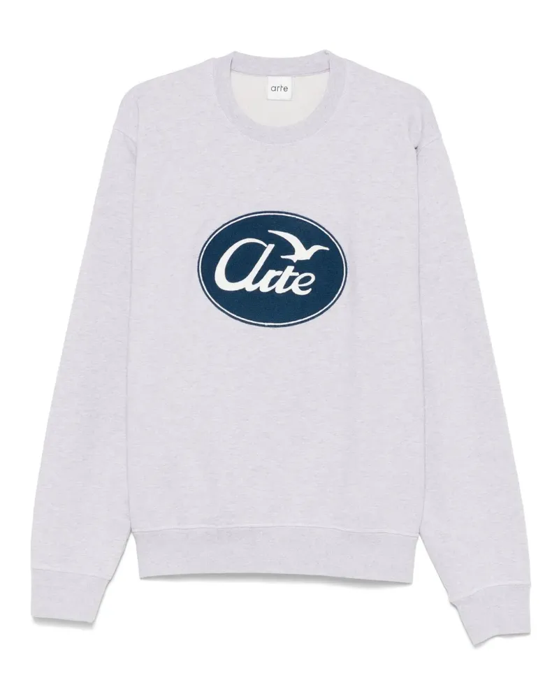 Arte Antwerp Sweatshirt mit Vogel-Logo - Grau Grau