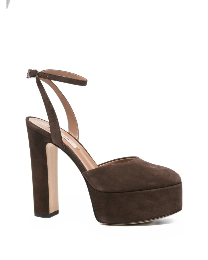 Casadei Plateau-Pumps aus Wildleder - Braun Braun