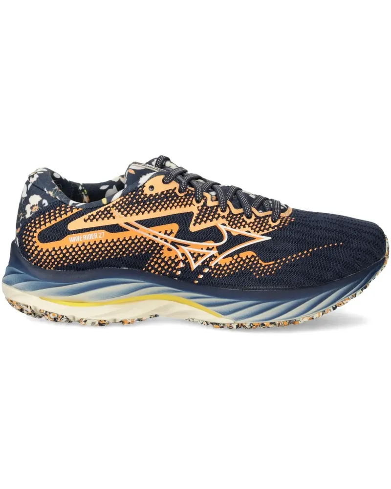 Mizuno x Roxy  Wave Rider 27 floral-print sneakers - Blau Blau