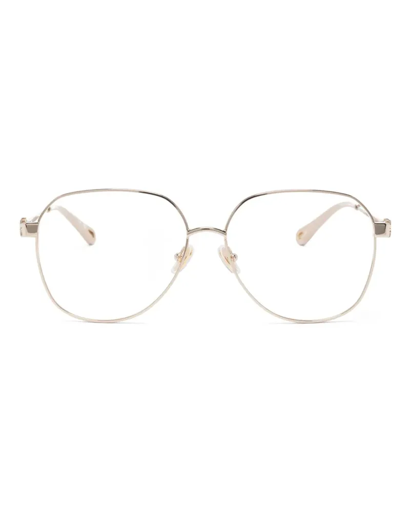 Chloé Brille mit rundem Gestell - Gold Gold