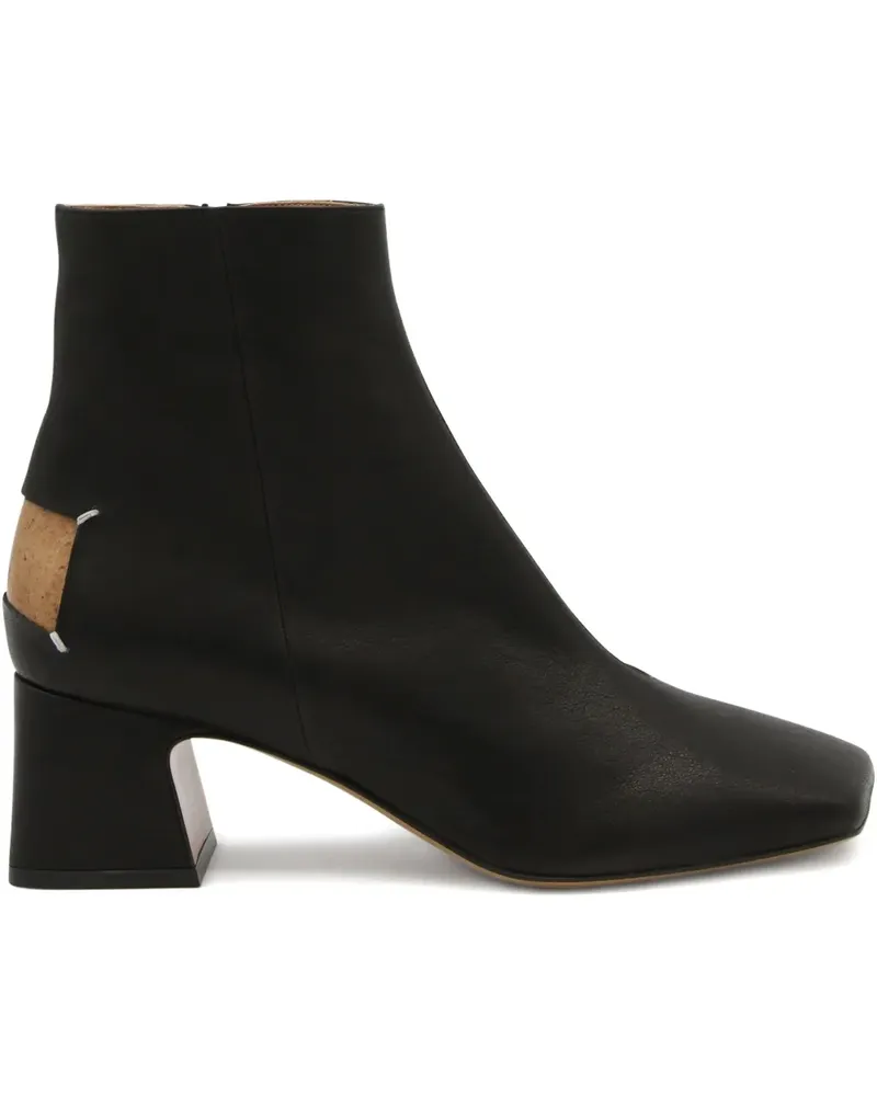 Maison Margiela Décortiqué 60mm four-stitch boots - Schwarz Schwarz