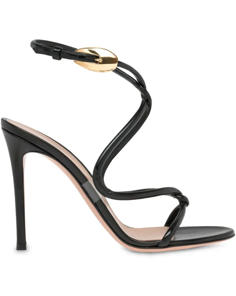 Gianvito Rossi Mamba Sandalen 105mm - Schwarz Schwarz