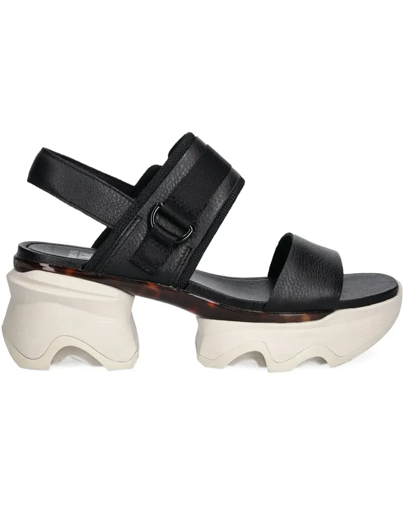 Sorel Kinetic Impact Sandalen 65mm - Schwarz Schwarz