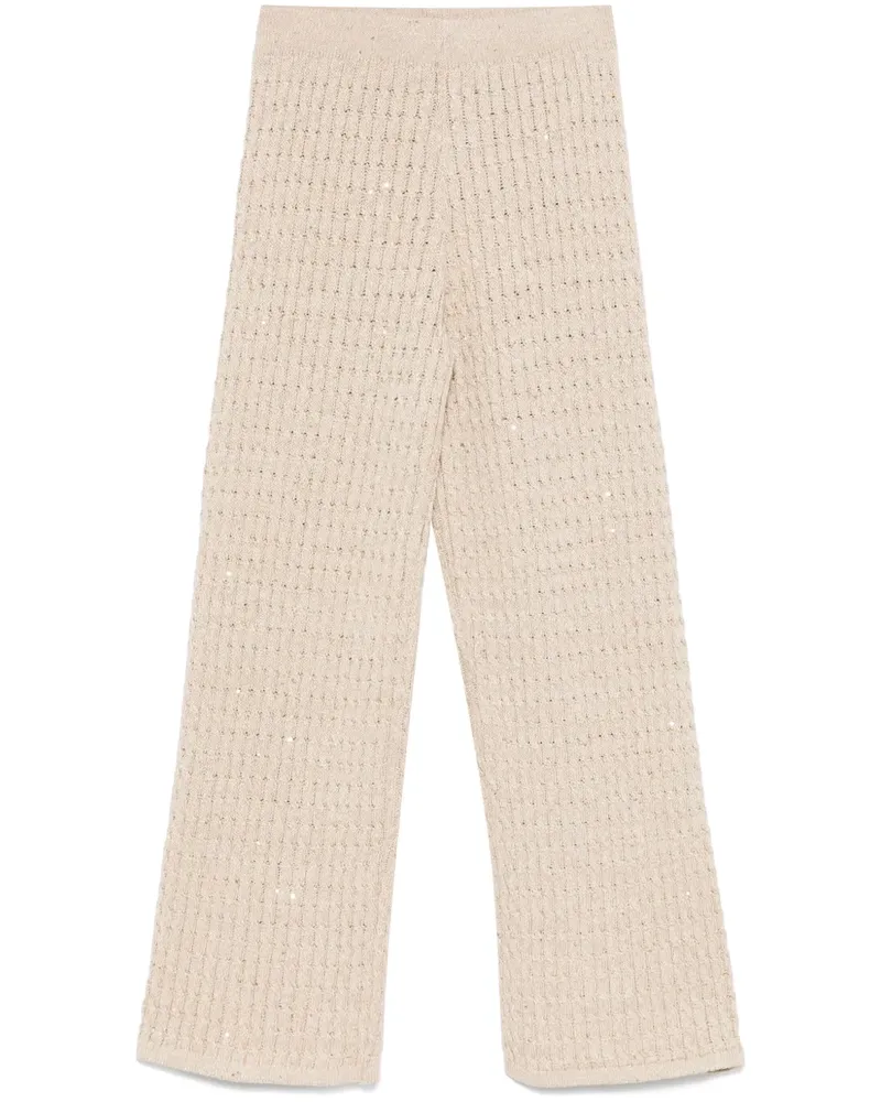 Eleventy Gestrickte Hose - Nude Nude