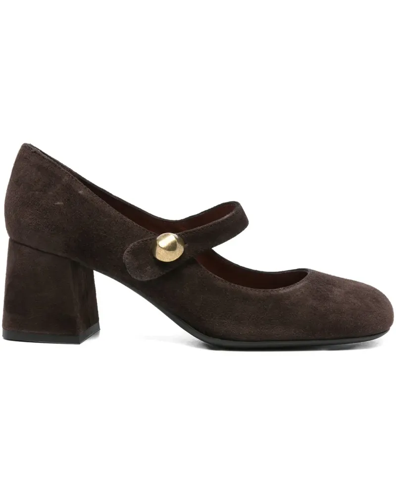 FESTA Milano Pumps mit Blockabsatz 55mm - Braun Braun