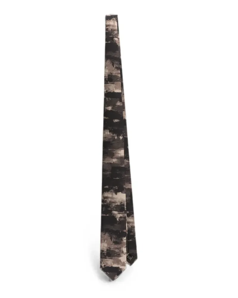 Dolce & Gabbana Krawatte mit abstraktem Print - Schwarz Schwarz