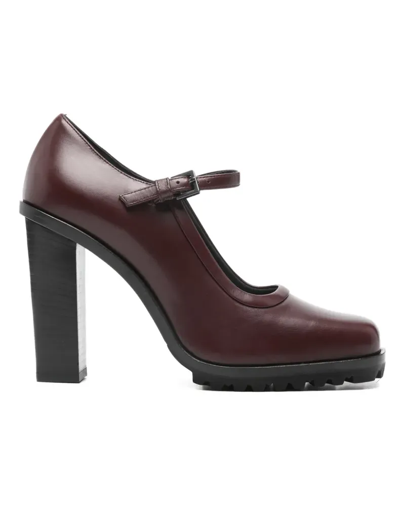 Max Mara Mary Pumps mit Schnallenriemen - Rot Rot