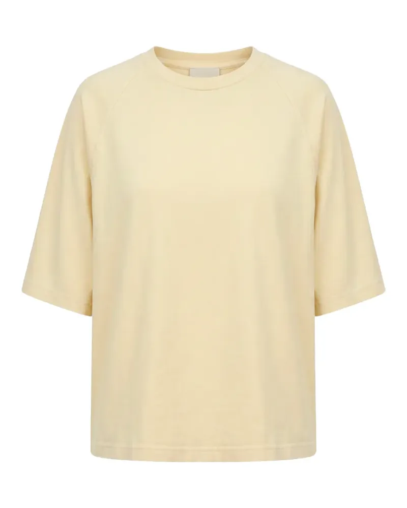 HALFBOY T-Shirt mit Rundhalsausschnitt - Nude Nude