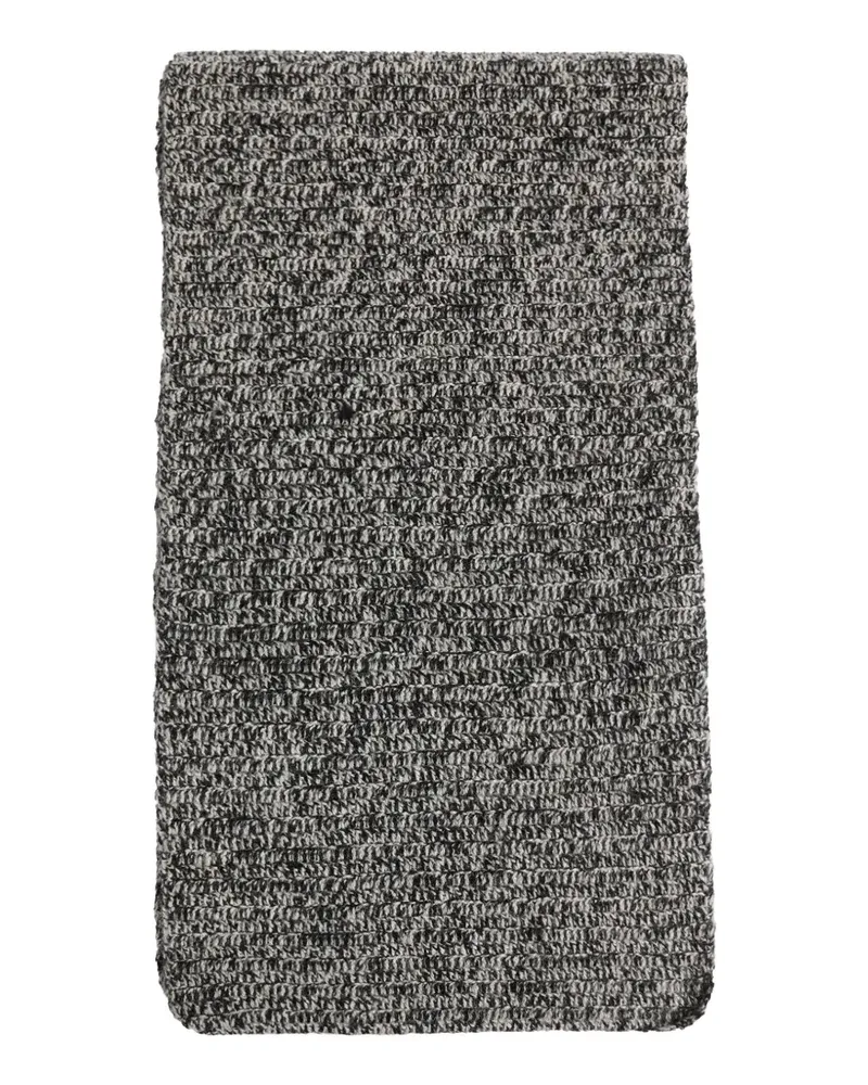 Ziggy Chen chunky-knit cashmere scarf - Grau Grau