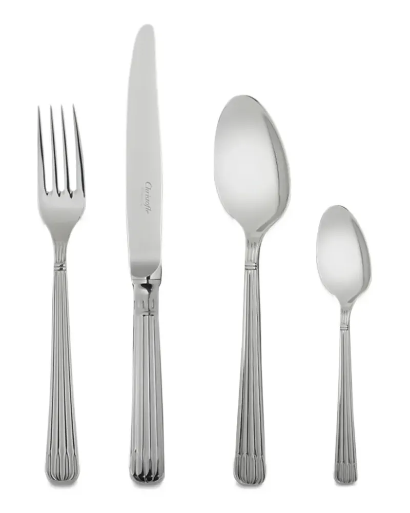 Christofle Osiris cutlery set (12-person setting) - Silber Silber