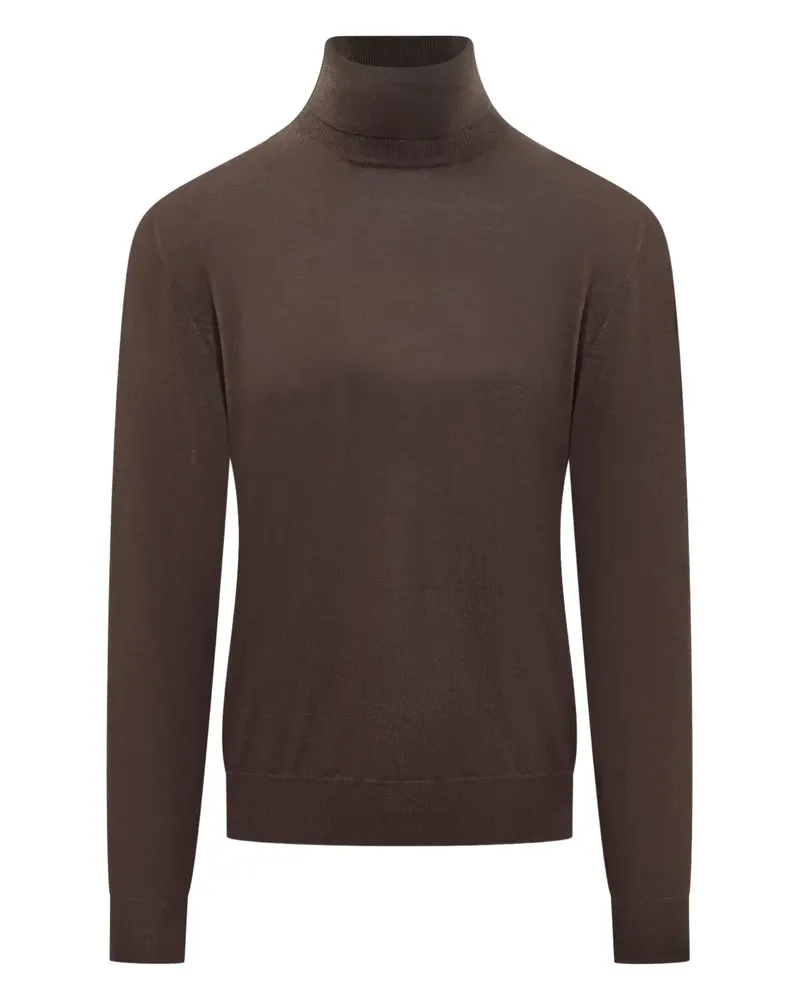 Filippo de Laurentiis Pullover mit Rollkragen - Braun Braun