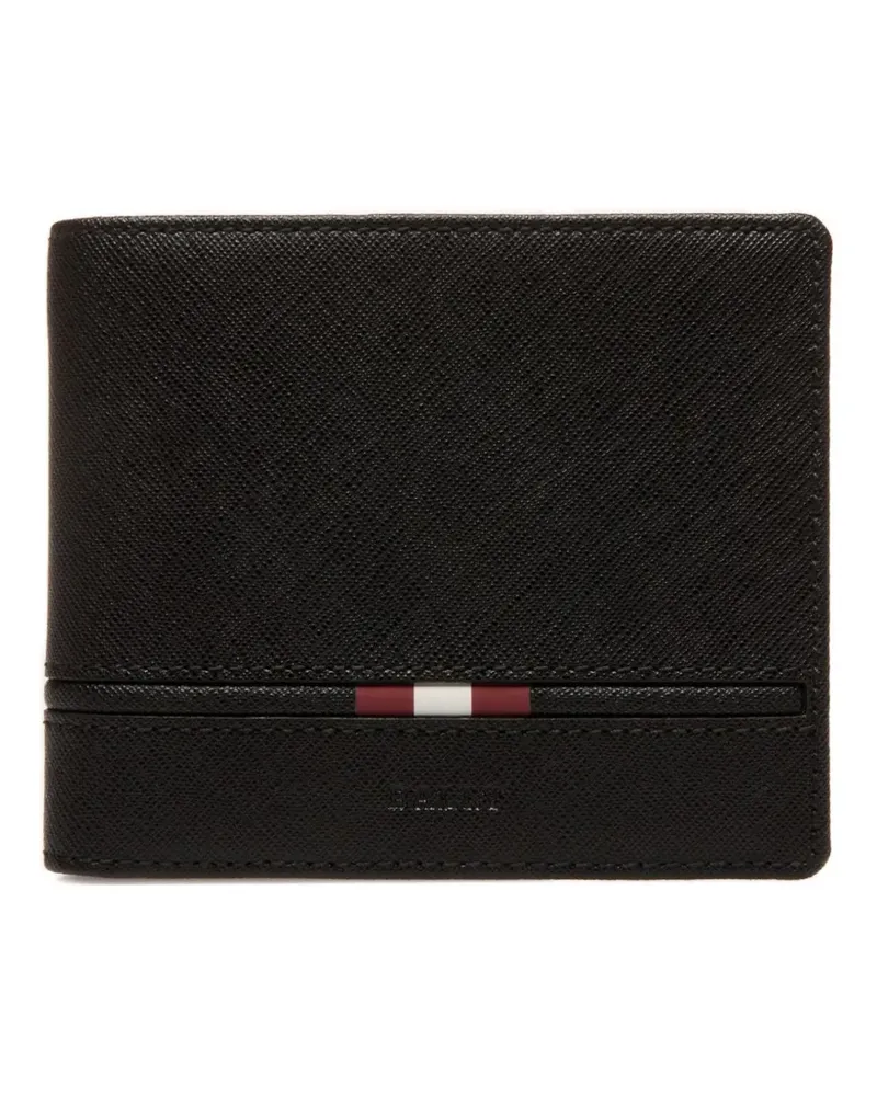 Bally Portemonnaie mit Prägung - Schwarz Schwarz