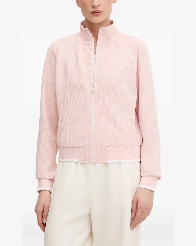 Guess Texturierte Jacke mit Reißverschluss - Rosa Rosa