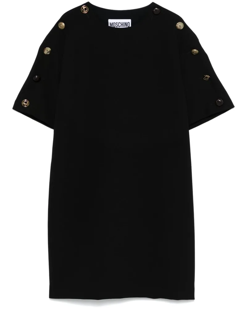 Moschino Minikleid aus Krepp - Schwarz Schwarz