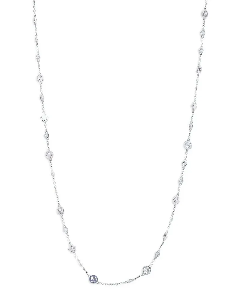 Loree Rodkin 14kt Weißgoldhalskette mit Diamant - Silber Silber