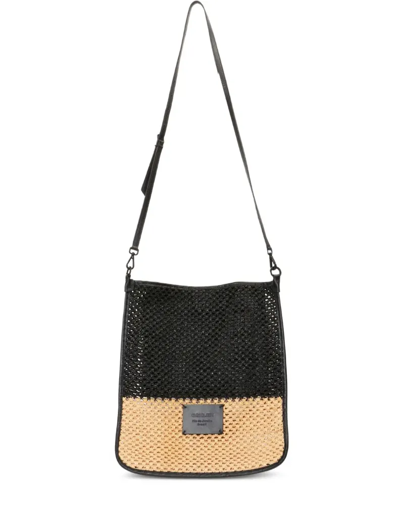 Osklen Gewebte Schultertasche - Nude Nude