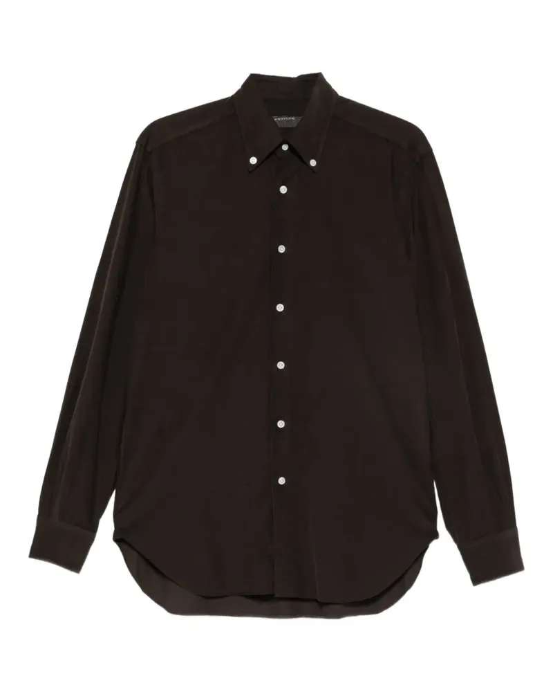 BARBA button-down corduroy shirt - Braun Braun