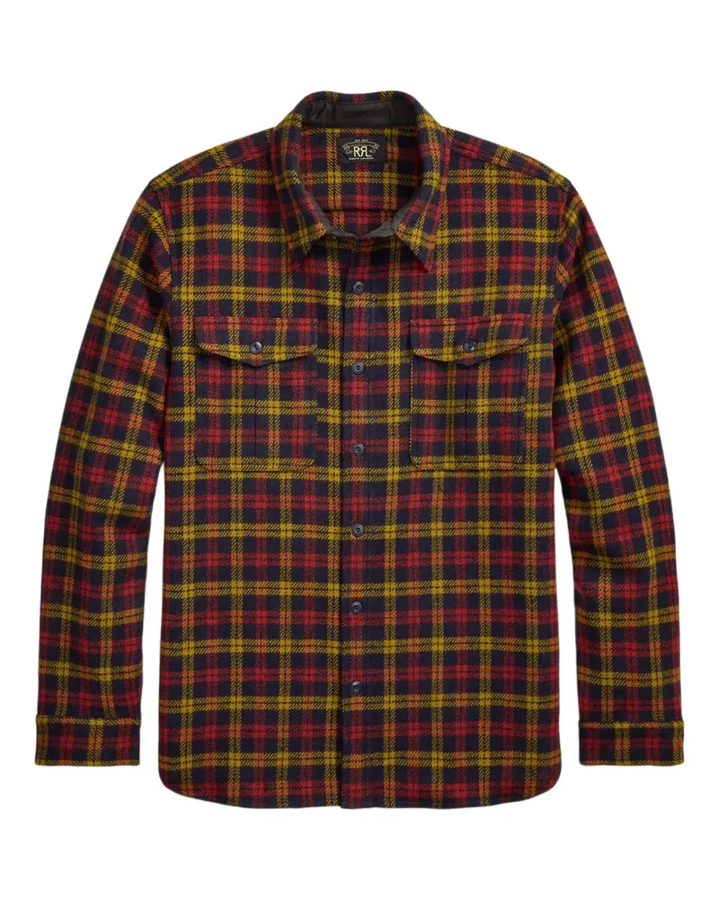 Ralph Lauren Kariertes Walker Flanellhemd - Rot Rot