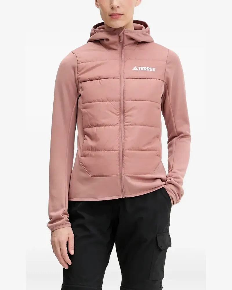 adidas Gesteppte Kapuzenjacke - Rosa Rosa