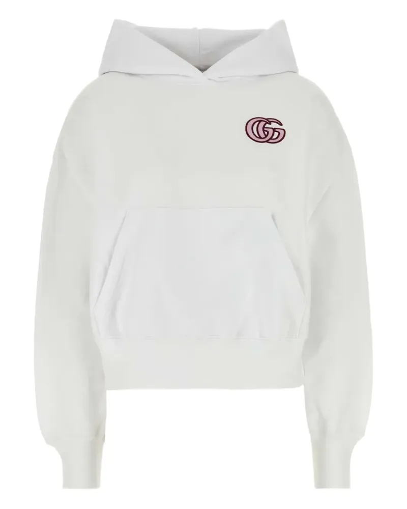 Gucci Hoodie mit Logo-Stickerei - Weiß Weiß