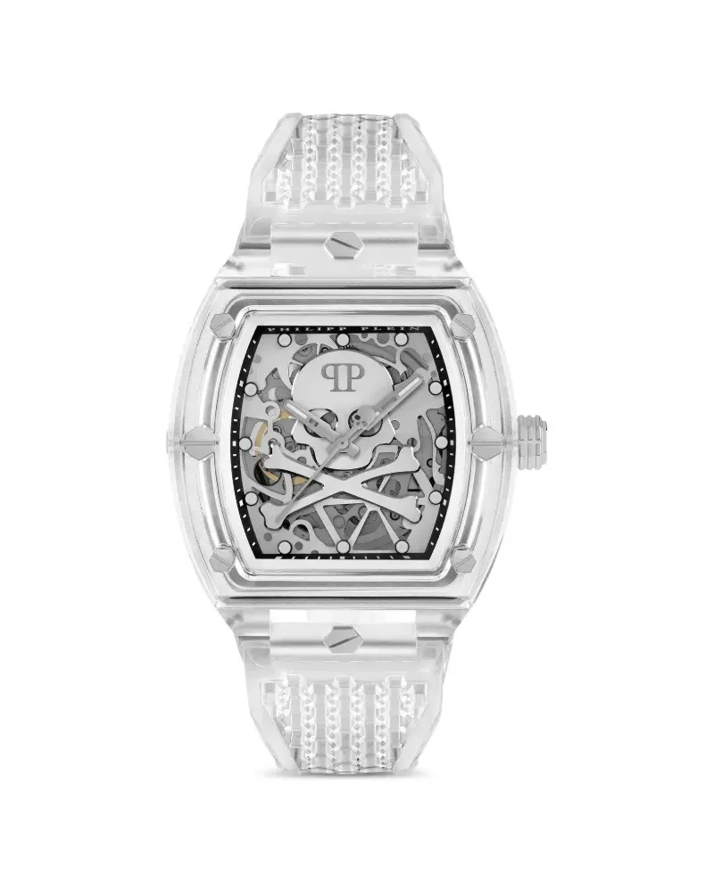 Philipp Plein The Skeleton 44mm - Silber Silber