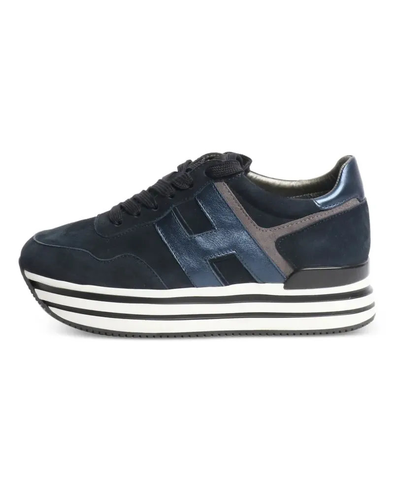 Hogan H483 Plateau-Sneakers - Blau Blau