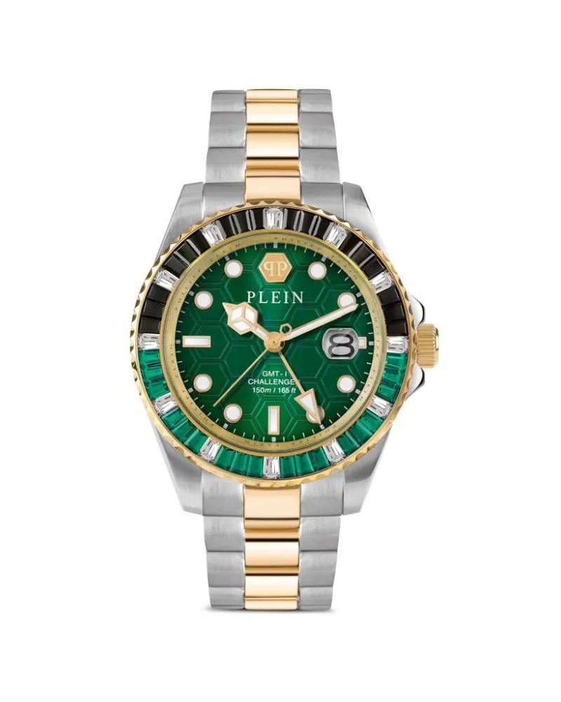 Philipp Plein GMT-I Challenger Baguettes 44mm - Grün Grün