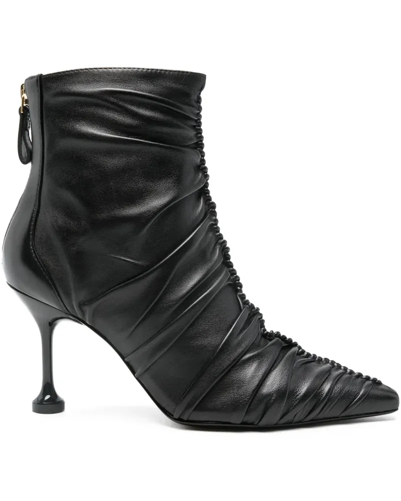 Alexandre Birman Dannia Stiefel 85mm - Schwarz Schwarz
