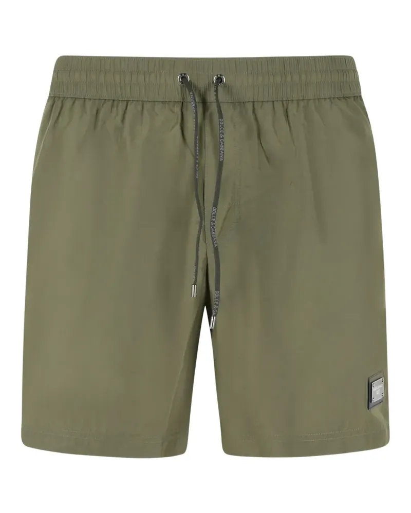 Dolce & Gabbana Badeshorts mit Kordelzug - Grün Grün