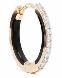 Maria Black Lost Highway 10 Creolen mit Diamanten Gold