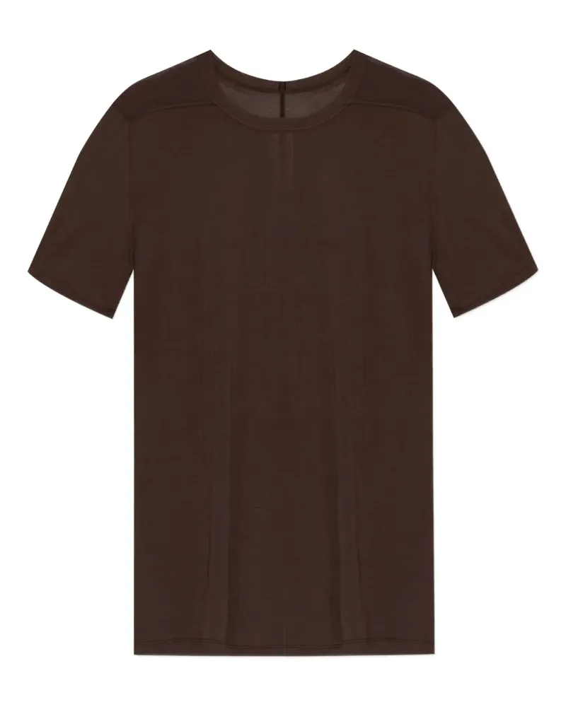Rick Owens seam-detail T-shirt - Braun Braun